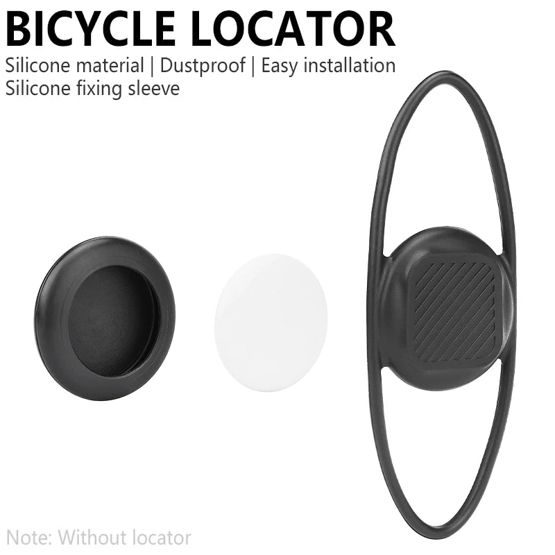 ATWEINA AirTag Silicone Protective Case Waterproof Anti-Lost Holder with Strap for Bicycle Backpack Pet Eco-Friendly Soft Cover