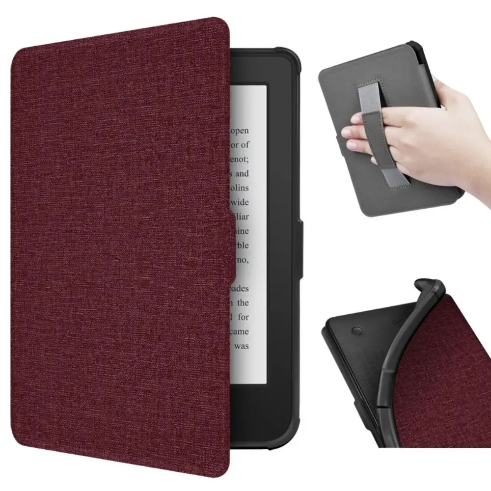 For KOBO Clara Colour/BW/2E 6 inch eReader Case 2024 New N367 Smart Cover Hand Support Funda Auto Sleep/Wake Protective Shell