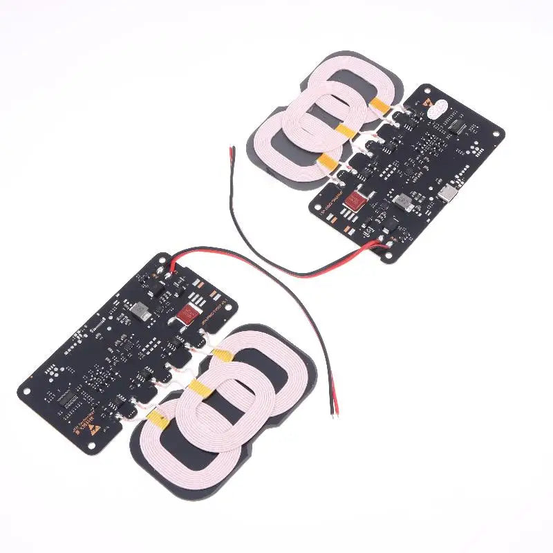 20W High-Capacity Wireless Charger for Car/Home Use; Includes Type-C Interface and 3-Coil DC9-32V Module