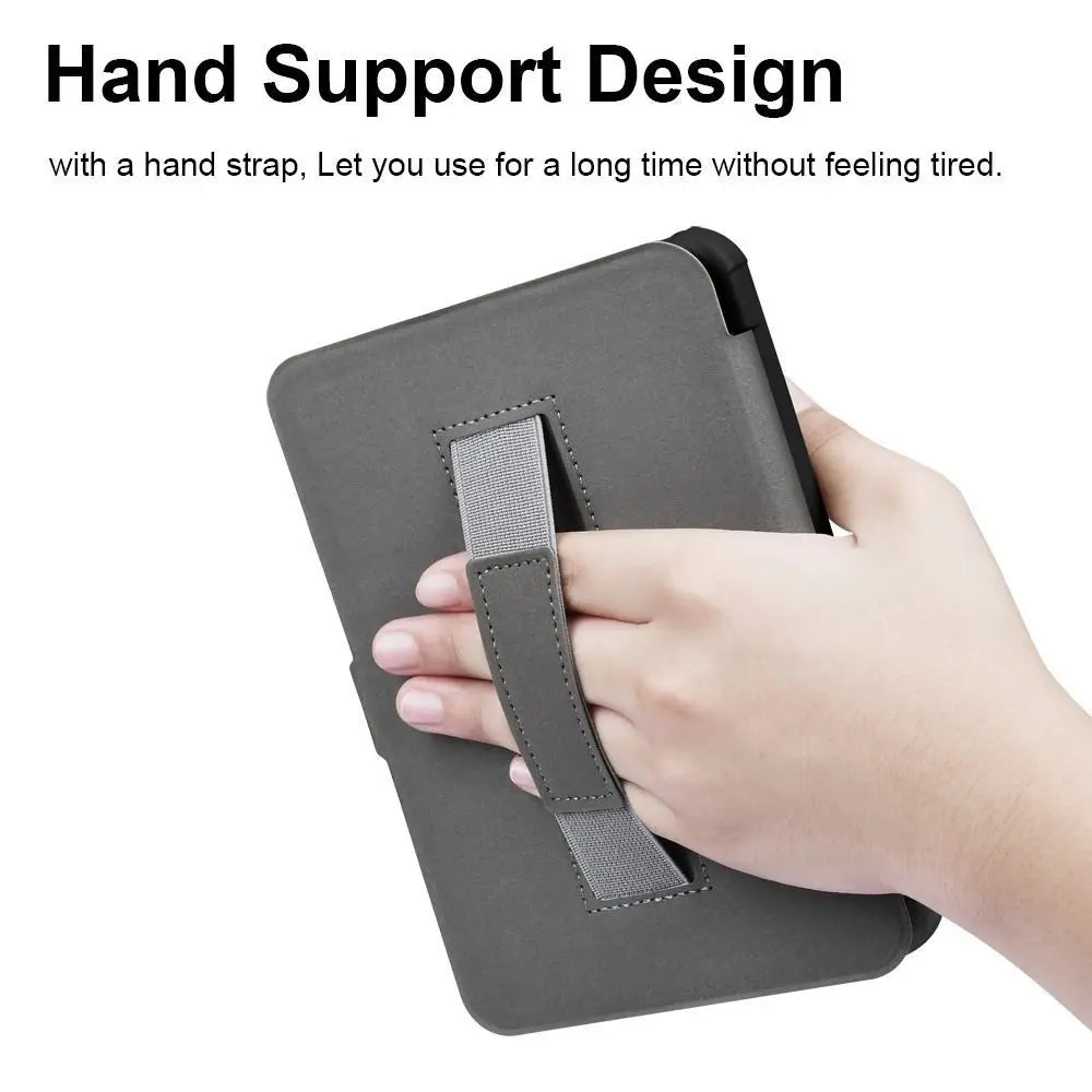 For KOBO Clara Colour/BW/2E 6 inch eReader Case 2024 New N367 Smart Cover Hand Support Funda Auto Sleep/Wake Protective Shell