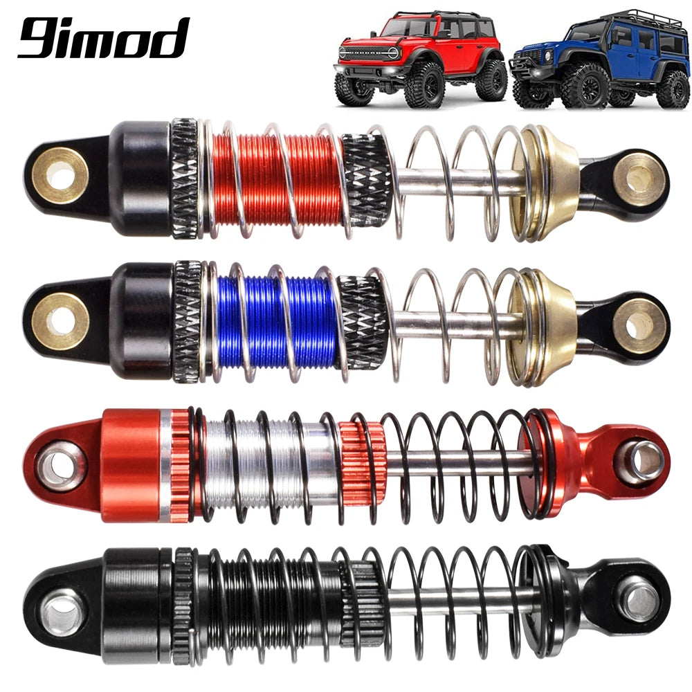 9IMOD 52mm Shock Absorber Oil Threaded Spring Damper Front/Rear for 1/18 TRX4M